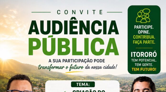 Dr. Rodrigo e Dr. Gustavo discutem projetos e desenvolvimento de Itororó em entrevista a Rubinho Cordeiro
